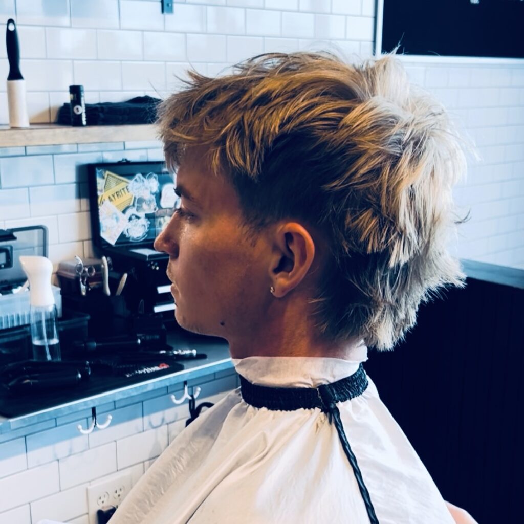 Local Barber Co Frisco Fringe Modern Mullet haircut