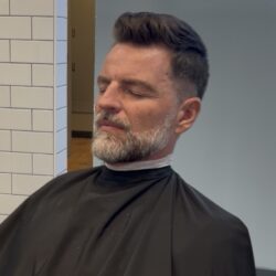Local Barber Co McKinney Mid Fade Quiff haircut